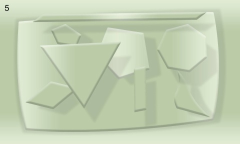 Fototapeta 3D geometryczny mural beżowy abstract – pokój dziecka i nowoczesny salon (Wymiary i kolory na zamówienie spoza listy)