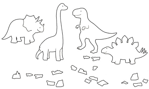Fototapeta Dinozaury, pokój dziecięcy, Dino Park dla dzieci (Wymiary i kolory na zamówienie spoza listy)