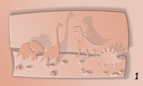 Fototapeta Dinozaury, pokój dziecięcy, Dino Park dla dzieci (Wymiary i kolory na zamówienie spoza listy)