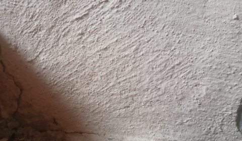 Fototapeta Premium Tekstura Tynku: Złoty Liść - Morski Petrol