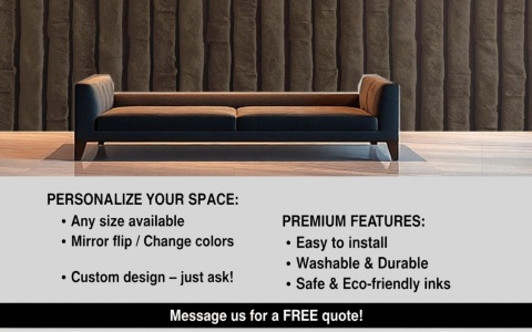 Fototapeta 3D Lamele Aksamitne Modern Anthracite - Efekt Velvetu - Nowoczesny Antracyt Panele - Mural Premium