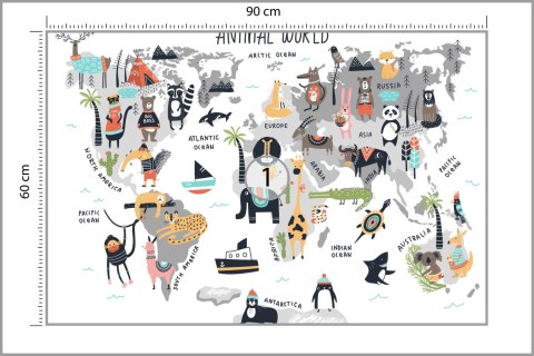 Fototapeta Mapa Dla Dzieci