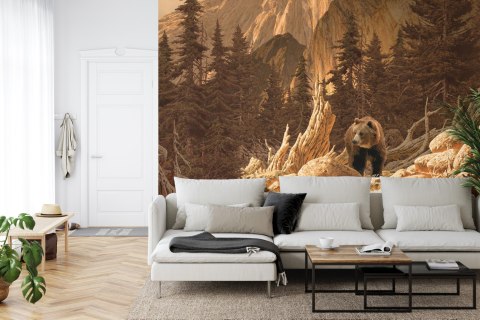 Fototapeta Niedźwiedź W Górach