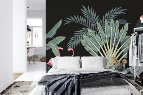 Fototapeta Egzotyczne Zwierzęta Wśród Palm