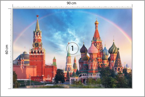 Fototapeta Tęcza Nad Kremlem W Moskwie