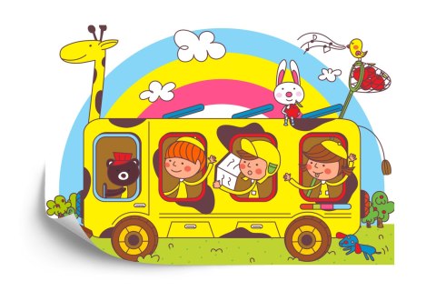 Fototapeta Dla Dzieci - Wycieczka Szkolna