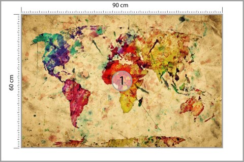 Fototapeta Mapa Świata
