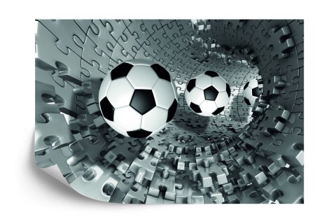 Fototapeta Piłka Nożna Puzzle 3D