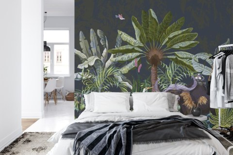 Fototapeta Zwierzęta Wśród Palm I Roślin