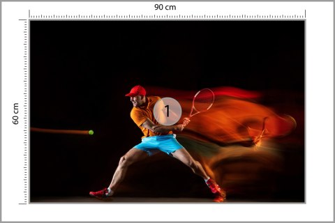 Fototapeta Tenisista W Ruchu