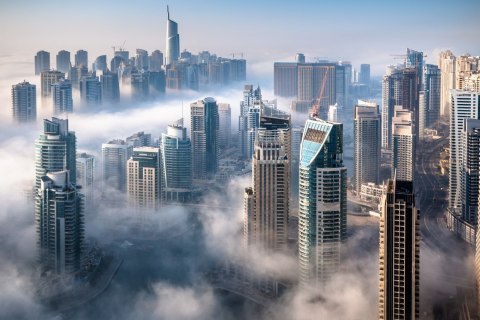 Fototapeta Dubaj W Chmurach