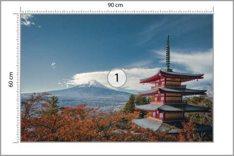 Fototapeta Japońska Pagoda Jesienią