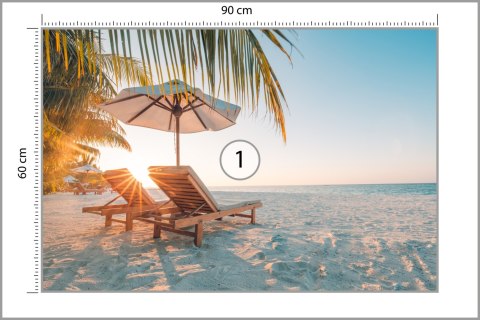 Fototapeta Plaża Zachód Słońca