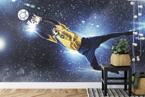 Fototapeta Bramkarz W Locie