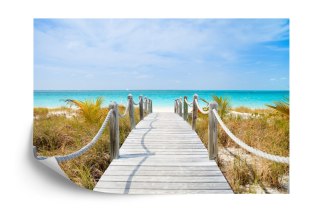 Fototapeta Ścieżka Na Karaibskiej Plaży