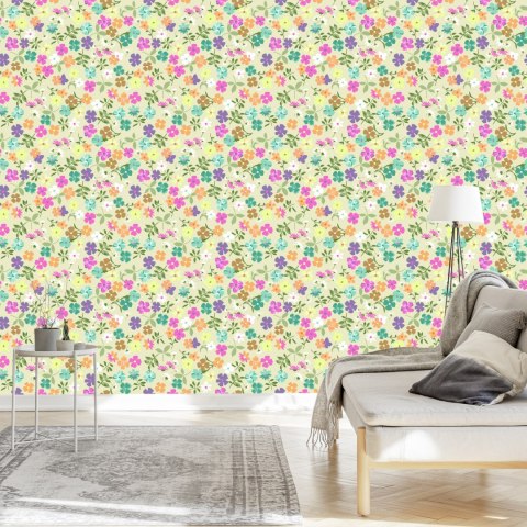 Tapeta Delikatny Kwiatowy Wzór