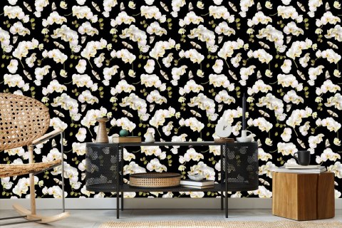 Tapeta Do Sypialni Storczyk Natura Przyroda Kwiaty