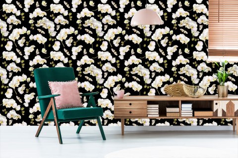 Tapeta Do Sypialni Storczyk Natura Przyroda Kwiaty