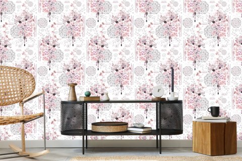 Tapeta Kwiaty I Ornamenty