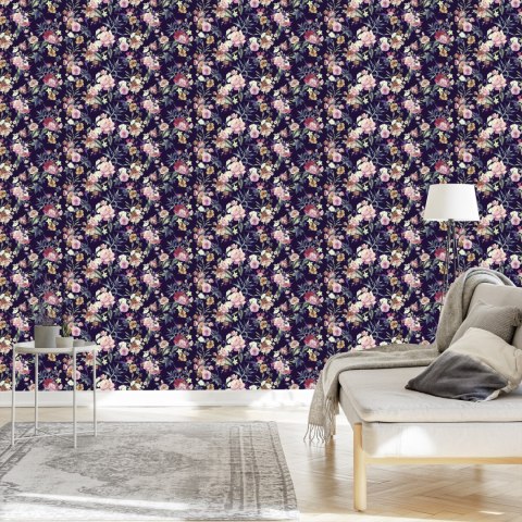 Tapeta Kwiaty W Stylu Vintage