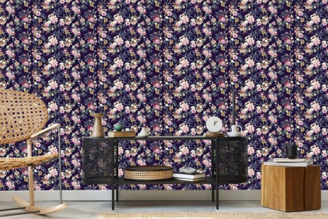 Tapeta Kwiaty W Stylu Vintage