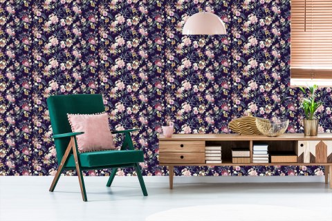 Tapeta Kwiaty W Stylu Vintage