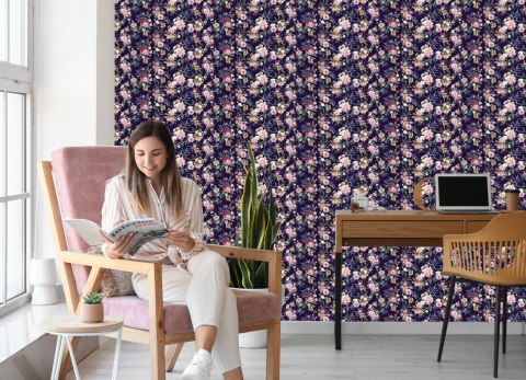 Tapeta Kwiaty W Stylu Vintage