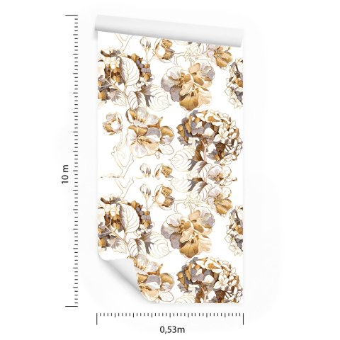 Tapeta Kwiaty Wiśni, Hortensja