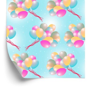Tapeta Balony Na Tle Kropek