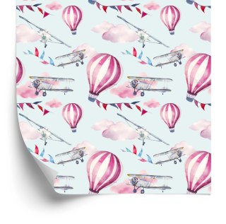 Tapeta Balony Wśród Samolotów