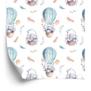 Tapeta Balony Z Roślinami W Tle