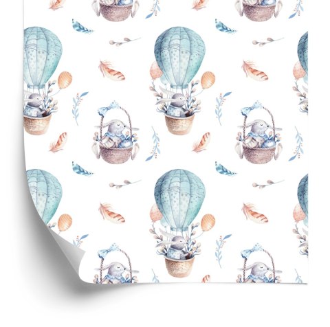 Tapeta Balony Z Roślinami W Tle