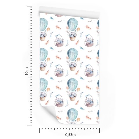 Tapeta Balony Z Roślinami W Tle