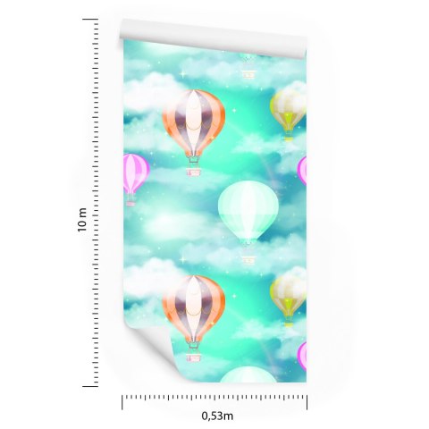 Tapeta Balony Za Chmurami