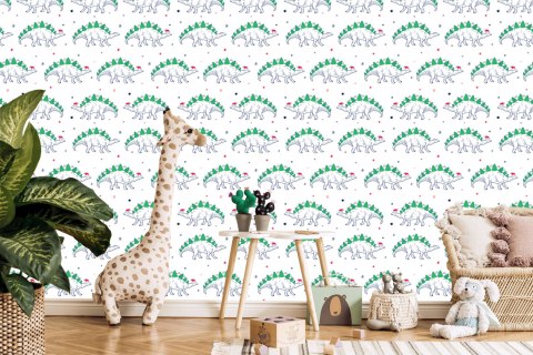 Tapeta Do Pokoju Dziecka, Dinozaury Drzewa