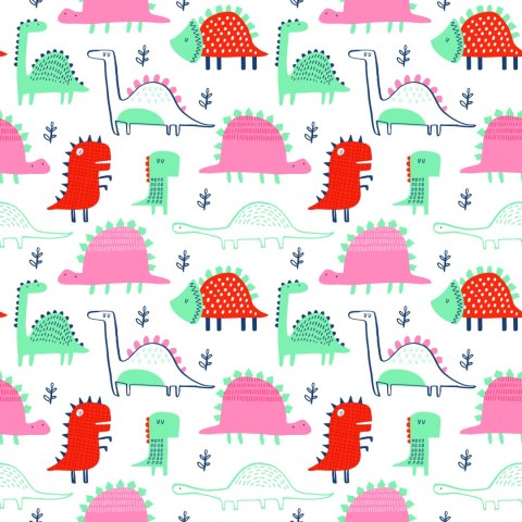 Tapeta Do Pokoju Dziecka Kolorowe Dinozaury Liście Tapeta Do Pokoju Dziecka Kolorowe Dinozaury Liście