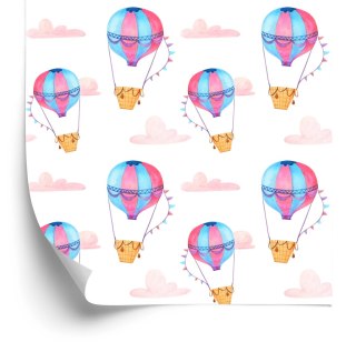 Tapeta Pastelowe Balony Chmurki, Do Pokoju Dziecka