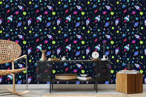 Tapeta Rakiety Kosmiczne I Ufo