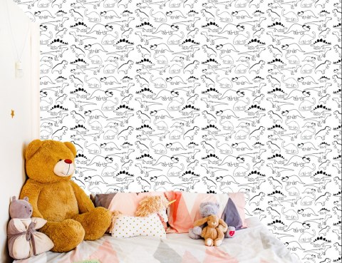 Tapeta Z Dinozaurami, Do Pokoju Dziecka