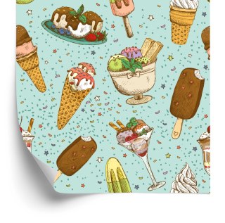 Tapeta Kolorowe Lody