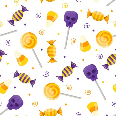 Tapeta Słodycze Na Halloween